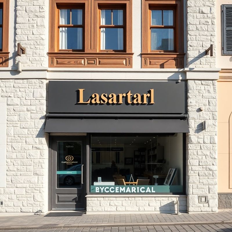 Fasada poslovne stavbe računovodskega biroja v Kranju
